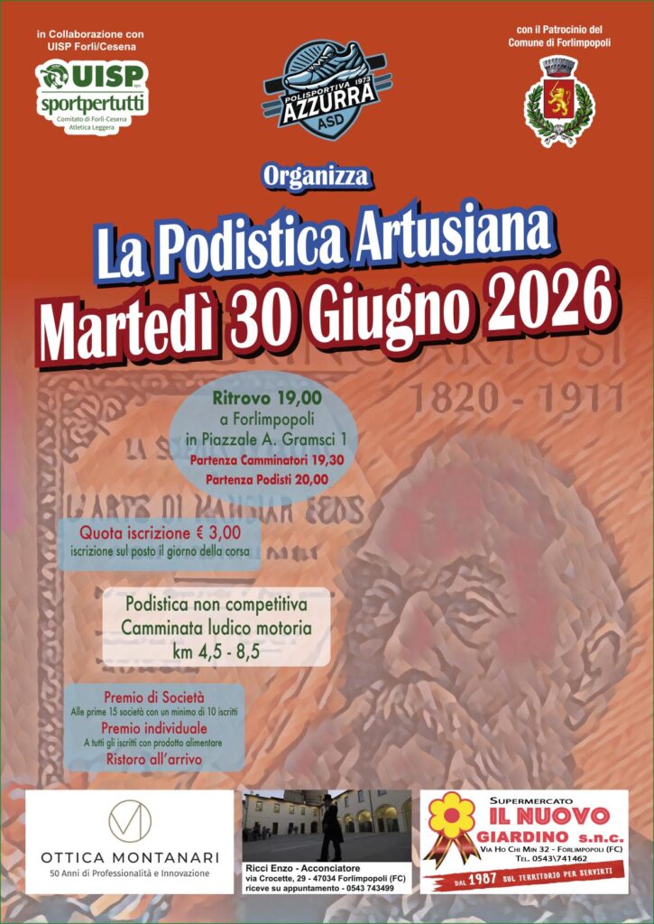 La Podistica Artusiana 2026